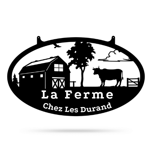 Panneau Ferme Métal